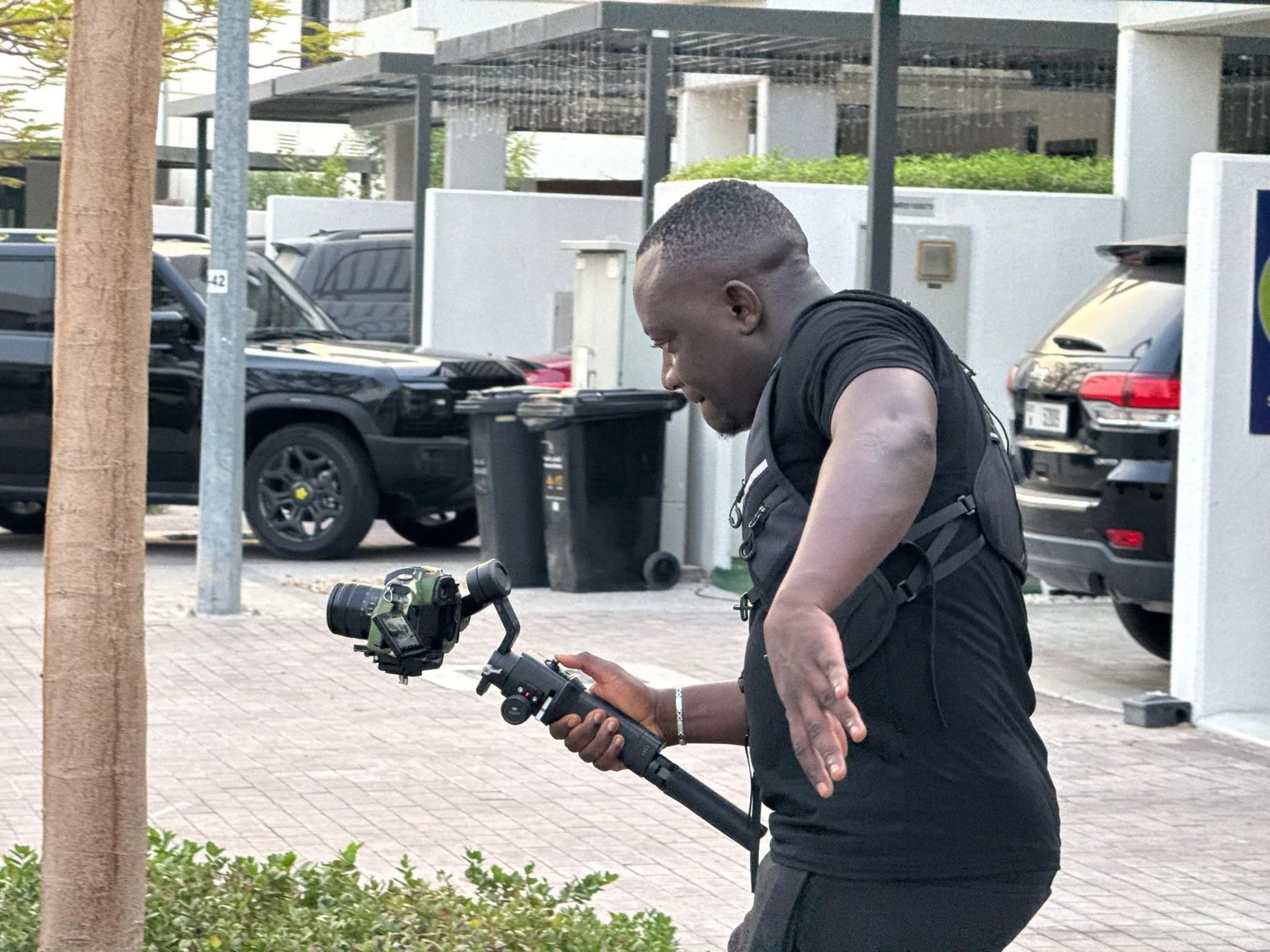 Cadreur avec stabilisateur